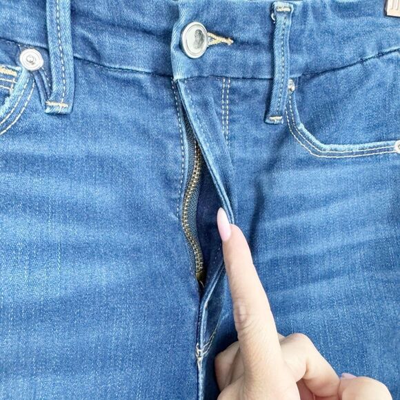 GOOD AMERICAN | Good Waist Dark Denim Blue434 Skinny Jeans Women’s Size 0/25 - Picture 7 of 11